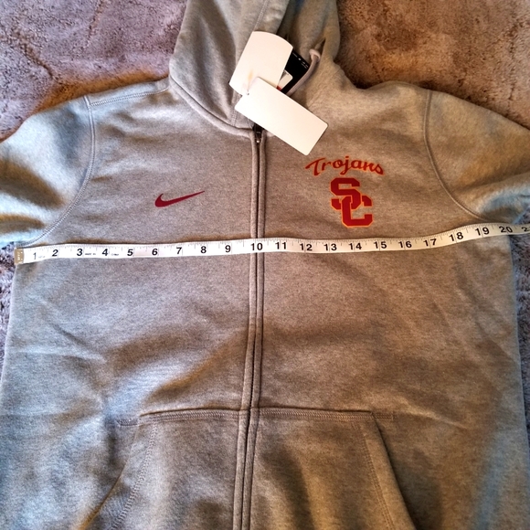 NIKE SC Trojans zip-up hoodie Size L NWT - Picture 4 of 10